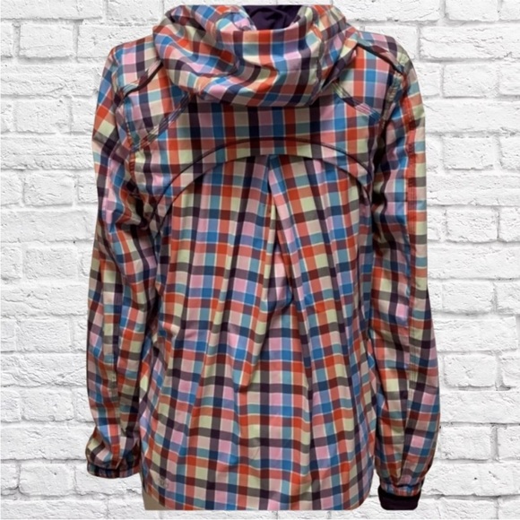 UBER RARE!🍒 LULULEMON SEAWHEEZE 2014 Special Edit Pass Me Plaid Jacket Sz.6,8 - Picture 7 of 15